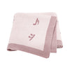 Multipurpose Music Pattern Knitted Blanket