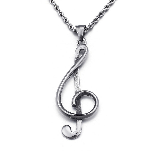 Musical Note Necklace Set