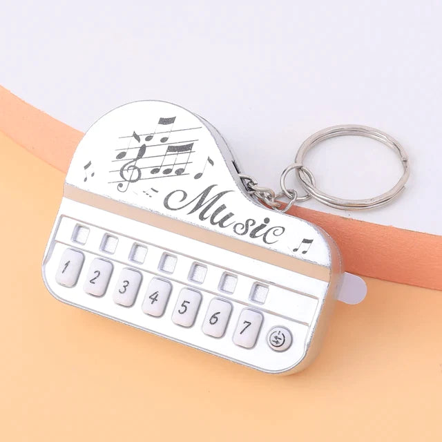 Mini Music Electronic Piano Keychain