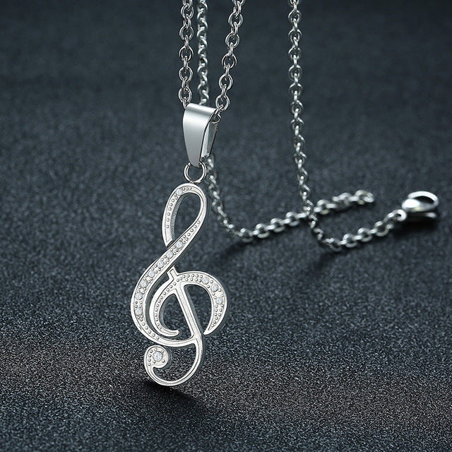 Trendy Music Note Necklaces