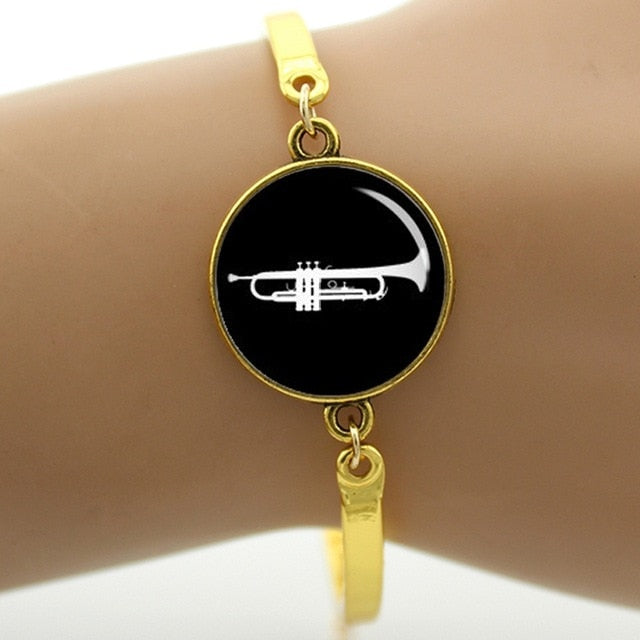 Vintage Music Instruments Bracelet