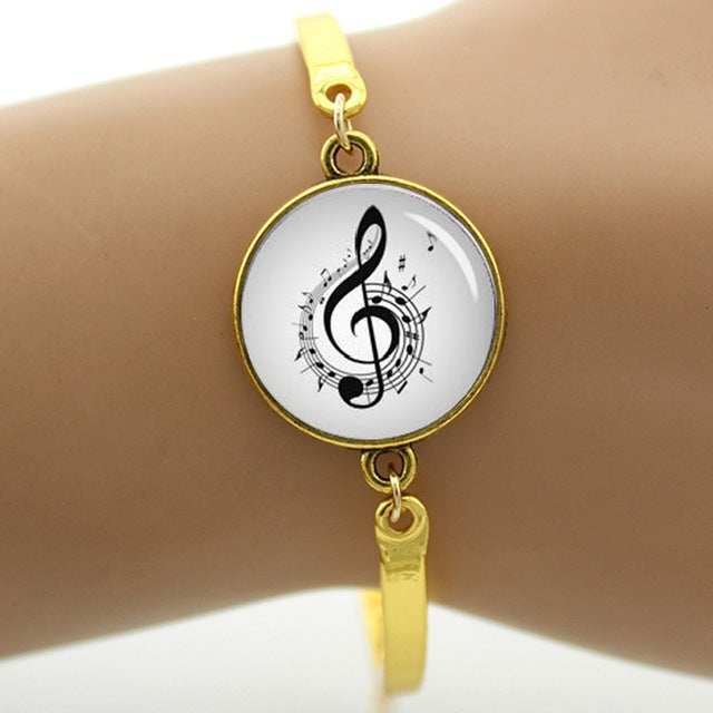 Vintage Musical Note Bracelet