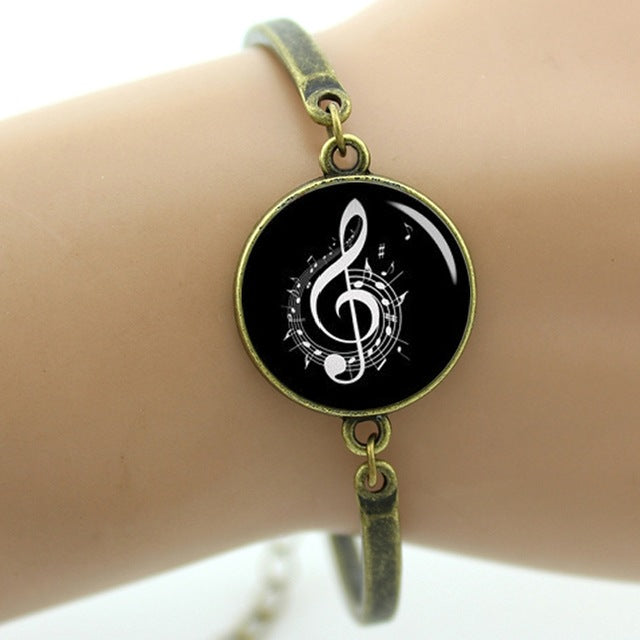 Vintage Musical Note Bracelet