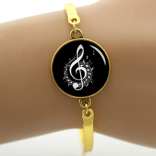 Vintage Musical Note Bracelet