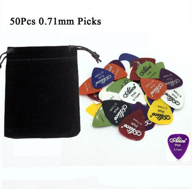 Free - 50Pcs Electric Guitar Picks Set