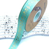 DIY Gold Metallic Music Satin Ribbons