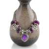 Music Note Purple Beads Bracelet