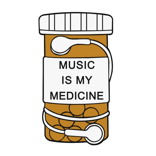 Music Lovers Brooch Pin