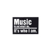 Music Quotes Enamel Pin