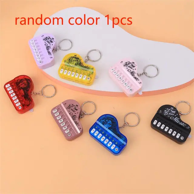 Mini Music Electronic Piano Keychain