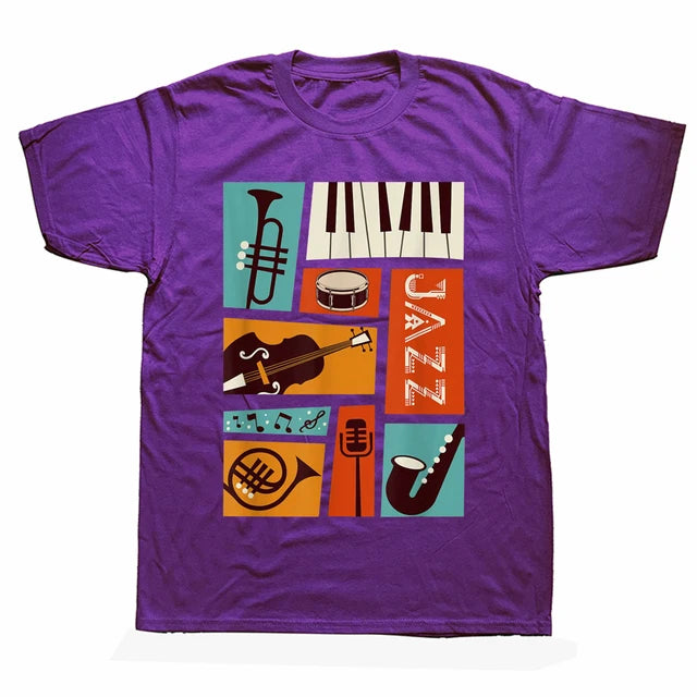 Funny Jazz Music Band T-shirt