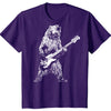 Yelling Bear Playing Bass Guitar T-shirt