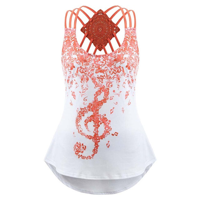 Musical Notes Tank Top