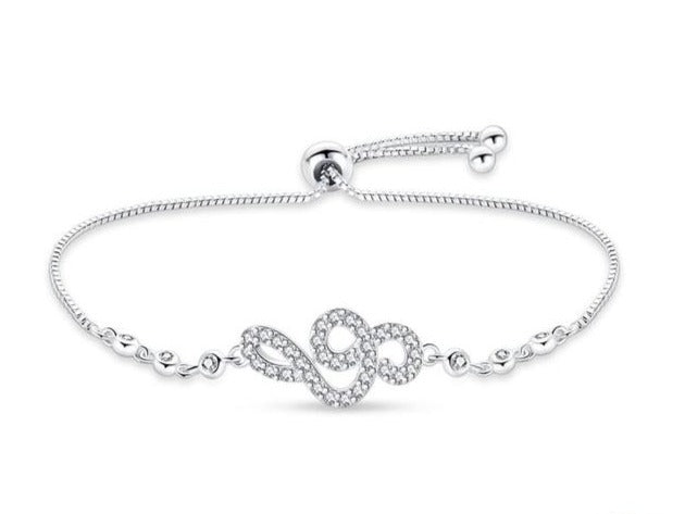 Treble Clef Music Adjustable Bracelet