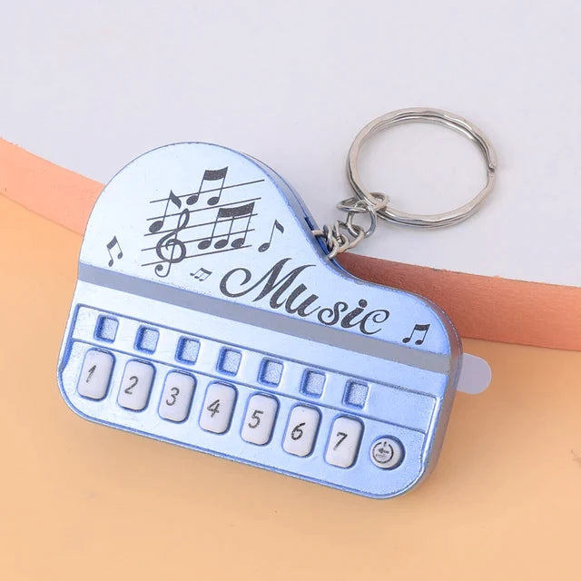 Mini Music Electronic Piano Keychain