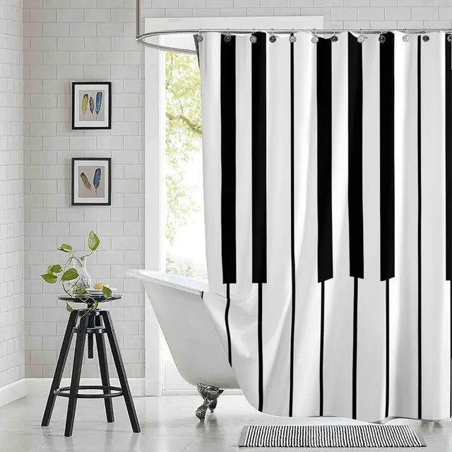 Piano & Music Lovers Shower Curtain