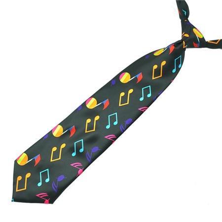 Colorful Music Note Neck Tie