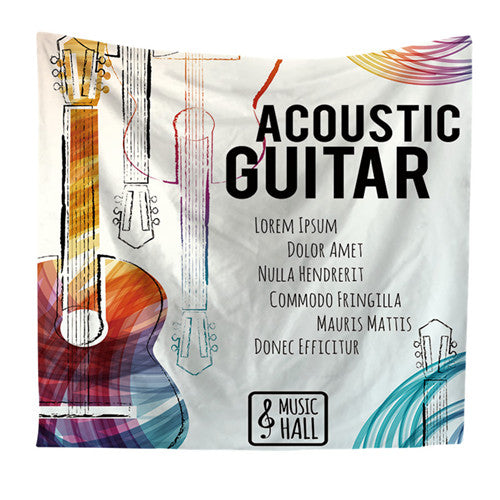 Music Notes Hippie Tapestries