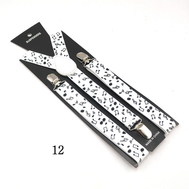 Music Note Braces Suspender