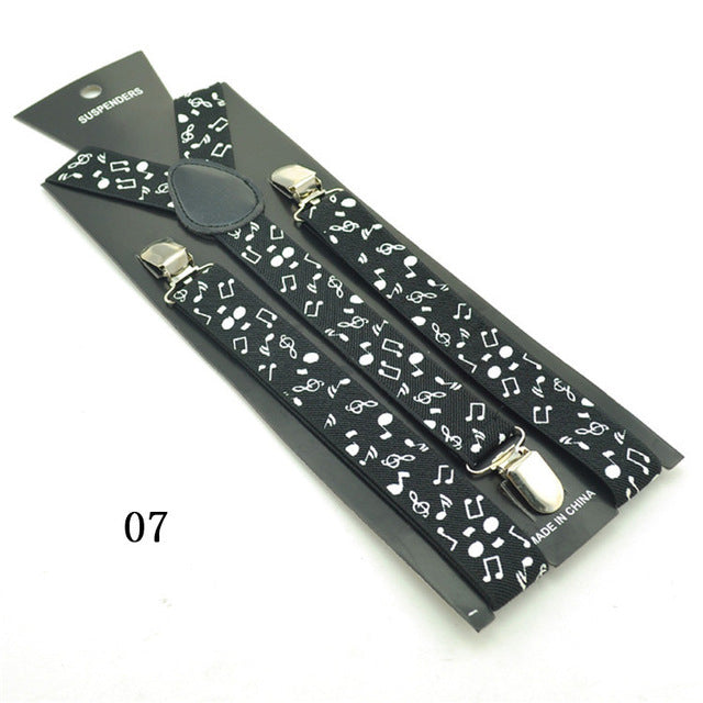 Music Note Braces Suspender