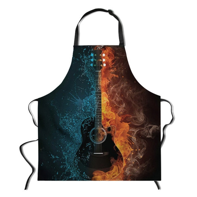 Music Note Chef Apron