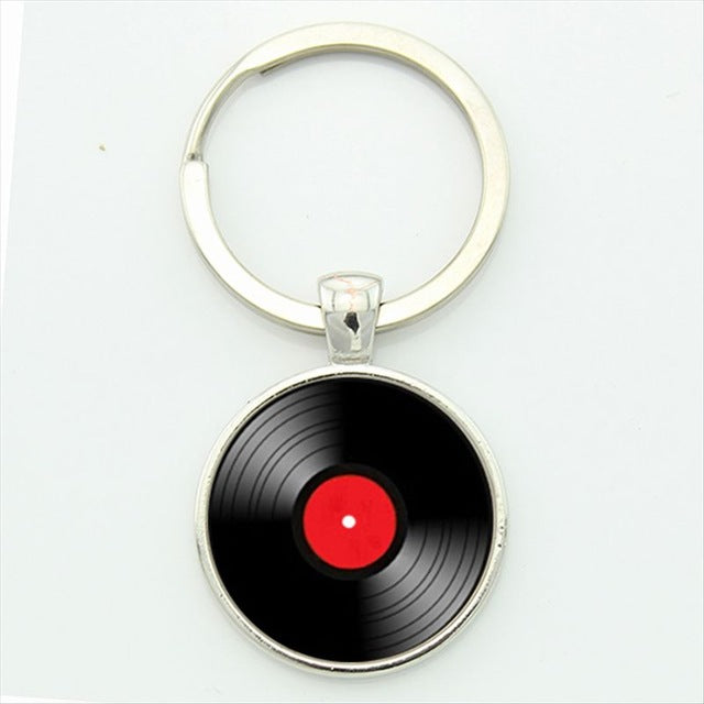 Vinyl Record Keychain