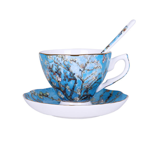 Van Gogh Handmade Ceramic Mug Set