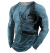 Guitar Printed Lace-up Shirt