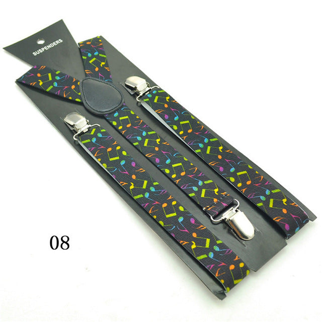 Music Note Braces Suspender