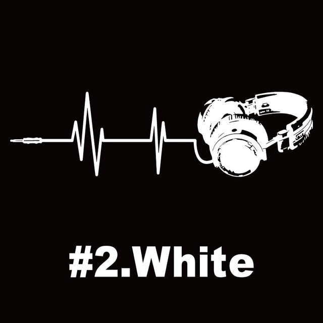 Headphone Wall Stickers