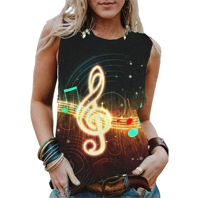 3D Print Music Tank Top