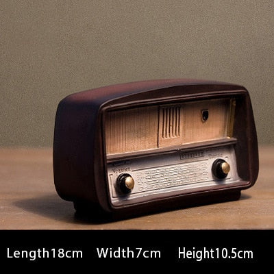 Vintage Radio Resin Ornament