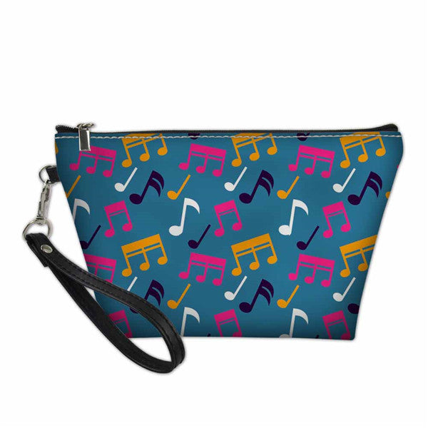 Music Note Cosmetic Bag