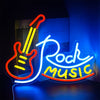 Guitar Rock & Live Music Neon Sign Light