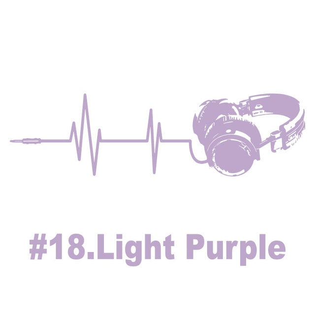 Headphone Wall Stickers