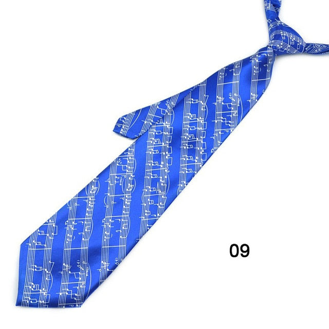 Novelty Music Note Tie