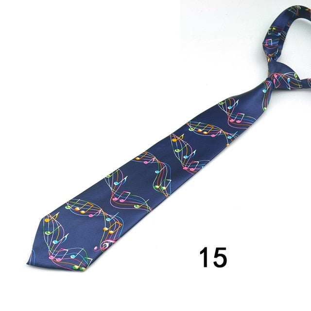 Novelty Music Note Tie