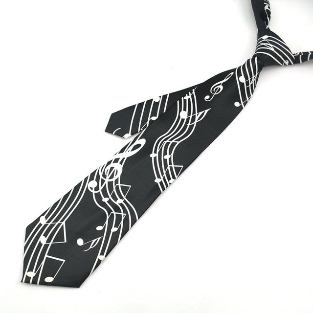 Novelty Music Note Tie