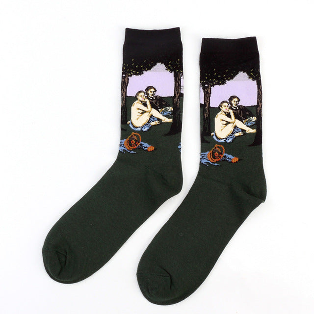 Van Gogh Retro Socks