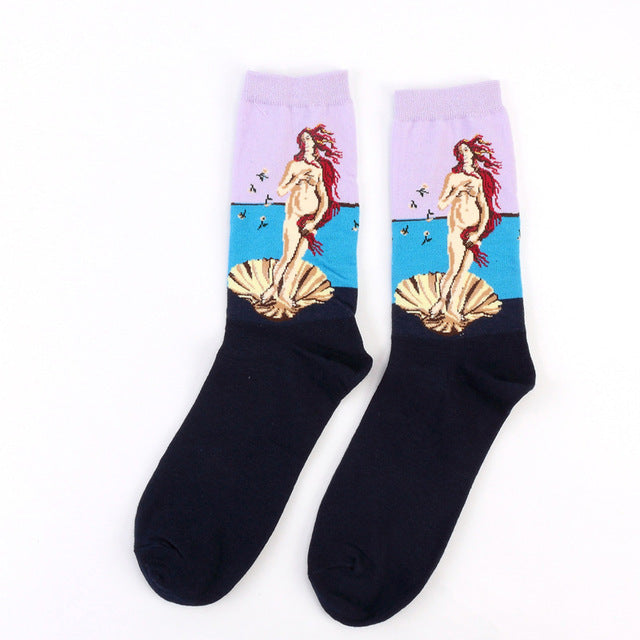 Van Gogh Retro Socks