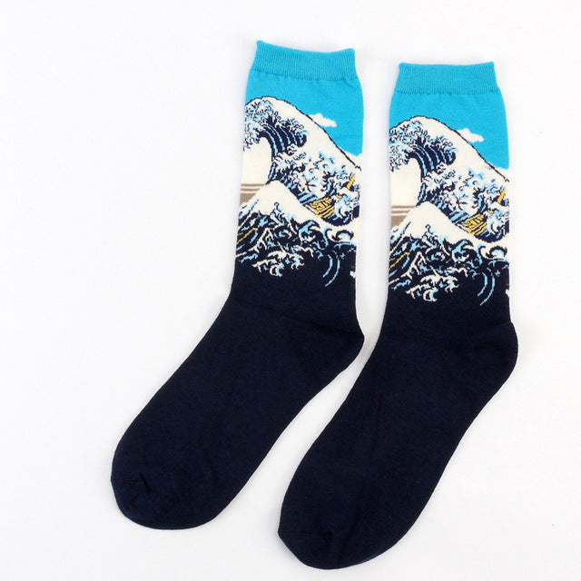 Van Gogh Retro Socks