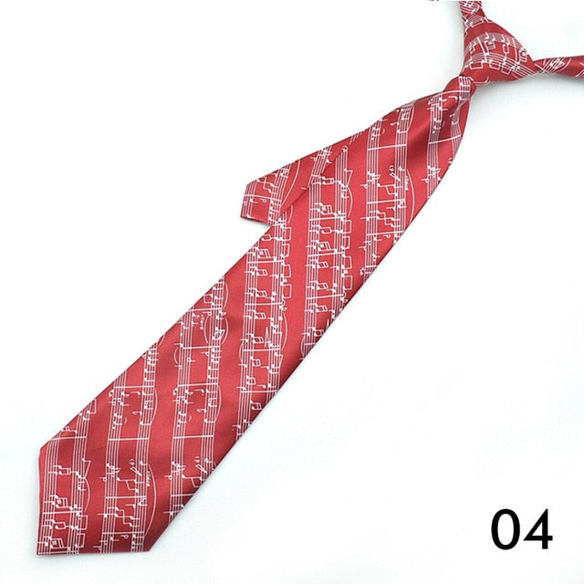 Novelty Music Note Tie
