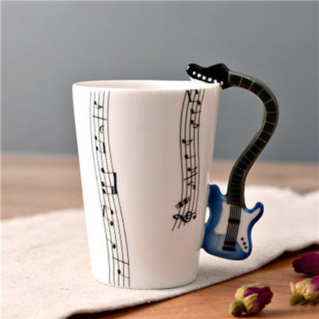 Guitar Ceramic Mug
