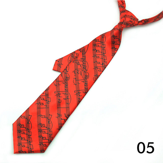 Novelty Music Note Tie