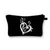 Music Print Cosmetic Bag