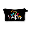 Music Print Cosmetic Bag