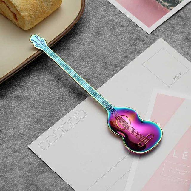 Guitar Shape Coffee Spoon