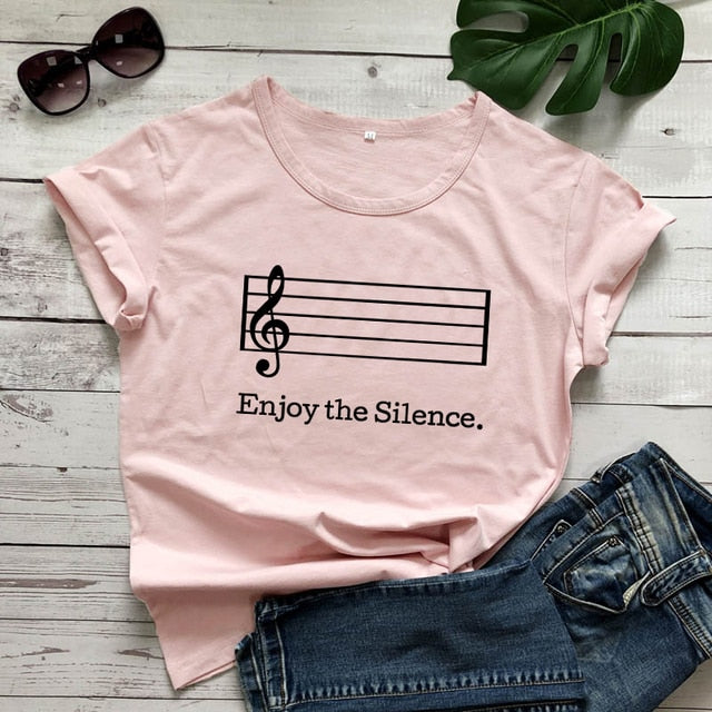 Enjoy The Silence Music T-shirt