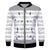 3D Music Notes Zipped Jacket