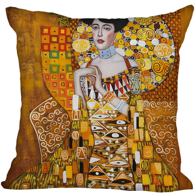 Gustav Klimt Pillow Cover
